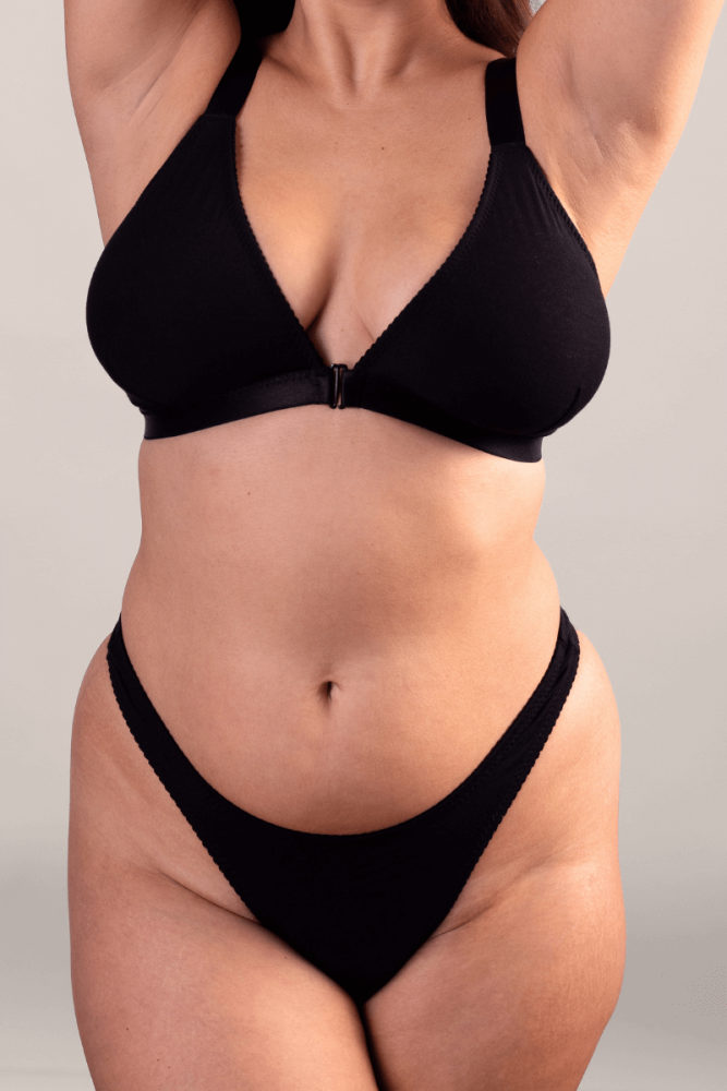 Tencel V-cut Thong