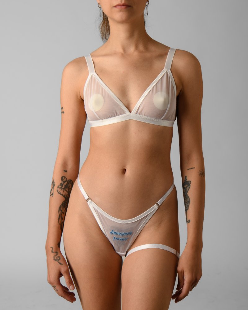Same Pussy Forever Set (tanga a podvazek)