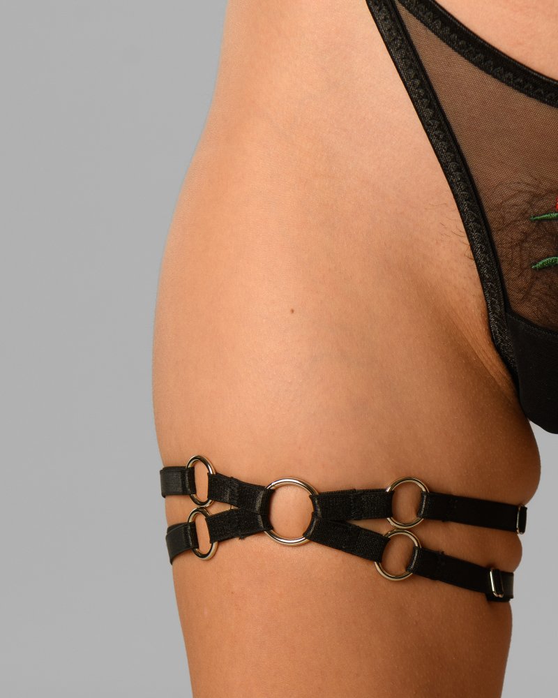 Black Double Garter