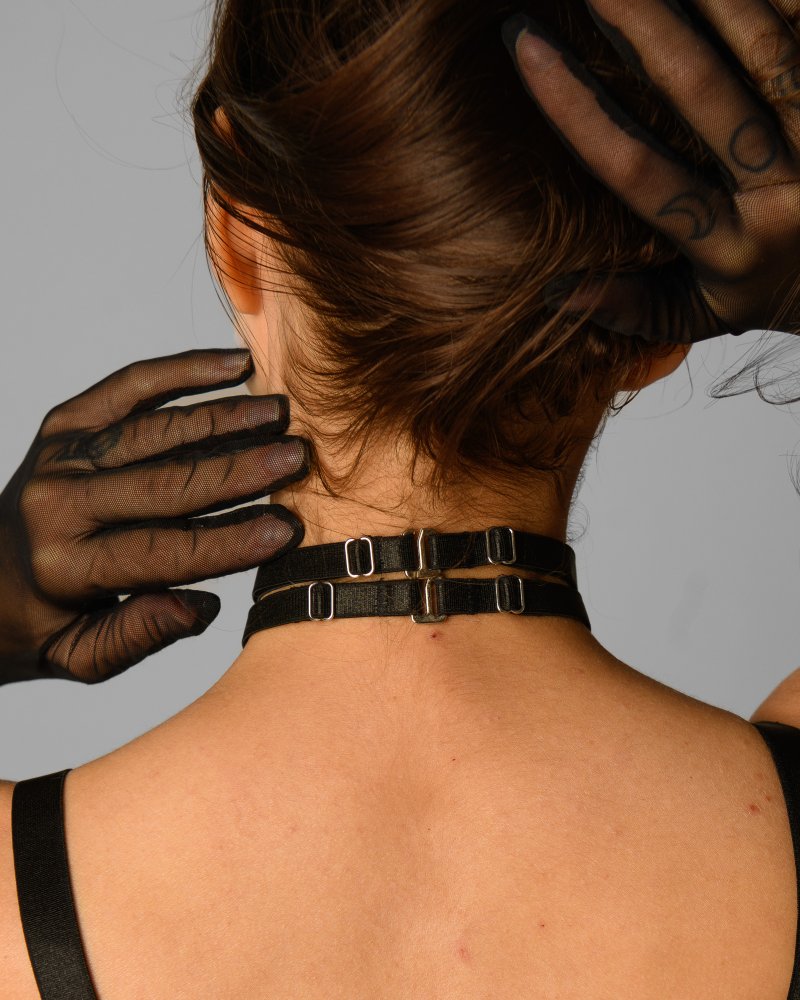 Black Double Choker