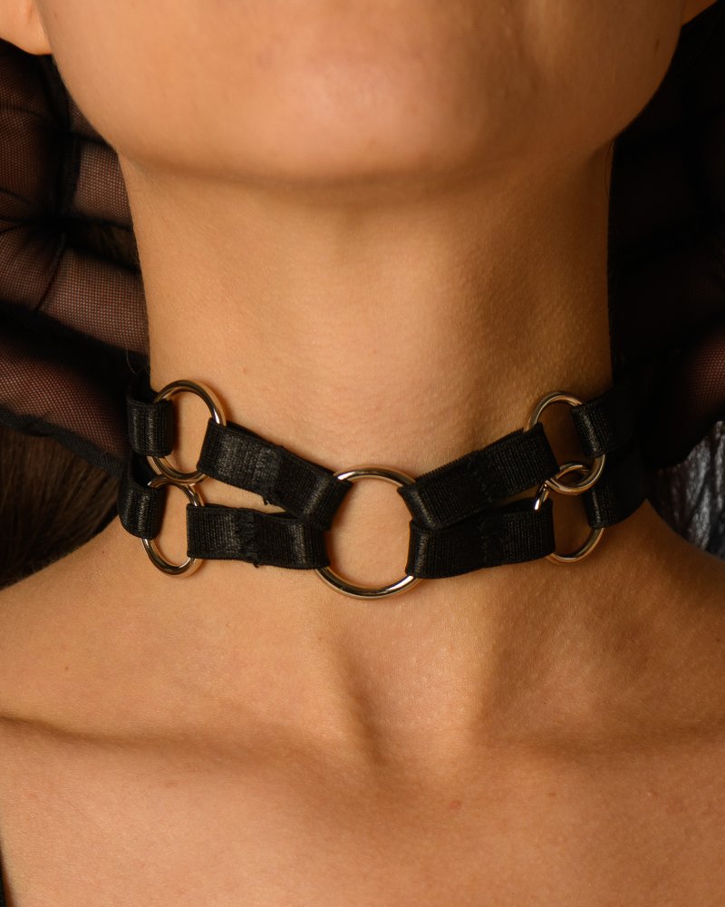 Black Double Choker
